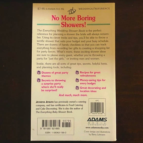 The Everything Wedding Shower Book by Jennifer Jenkins - Picture 2 of 2